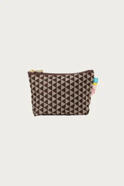 Accessories<Beams Japan Takata x Flat Tatami Pouch - Brown/White