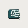Accessories<Kapital THUMB-UP BONE BAND ZIP Wallet - Peacock Green