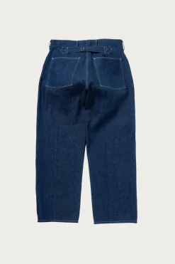 Denim<The Real McCoys Trousers, Working, Denim - Blue