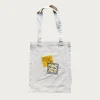 Accessories<Kapital Twill NOVEL TOTE Bag (PECKISH RAINBOW) - Natural