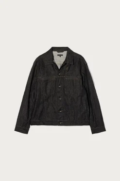 Coats, Jackets, And Vests<Engineered Garments Type 5 Jean Jacket - Black 14oz Cone Denim