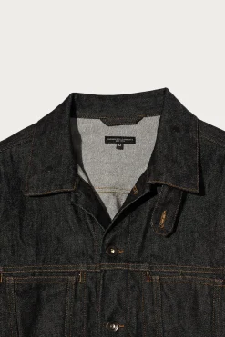 Coats, Jackets, And Vests<Engineered Garments Type 5 Jean Jacket - Black 14oz Cone Denim