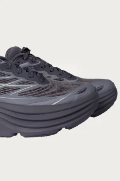 Footwear<HOKA U Bondi 8 TS Caged - Charcoal Grey/Grey Skies