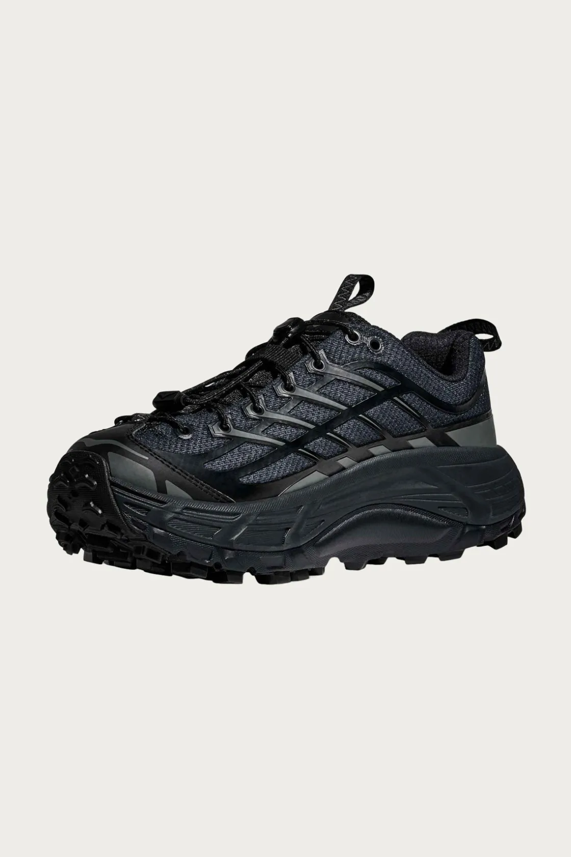 Footwear<HOKA U Mafate Three2 Wordmark - Black/Outer Orbit