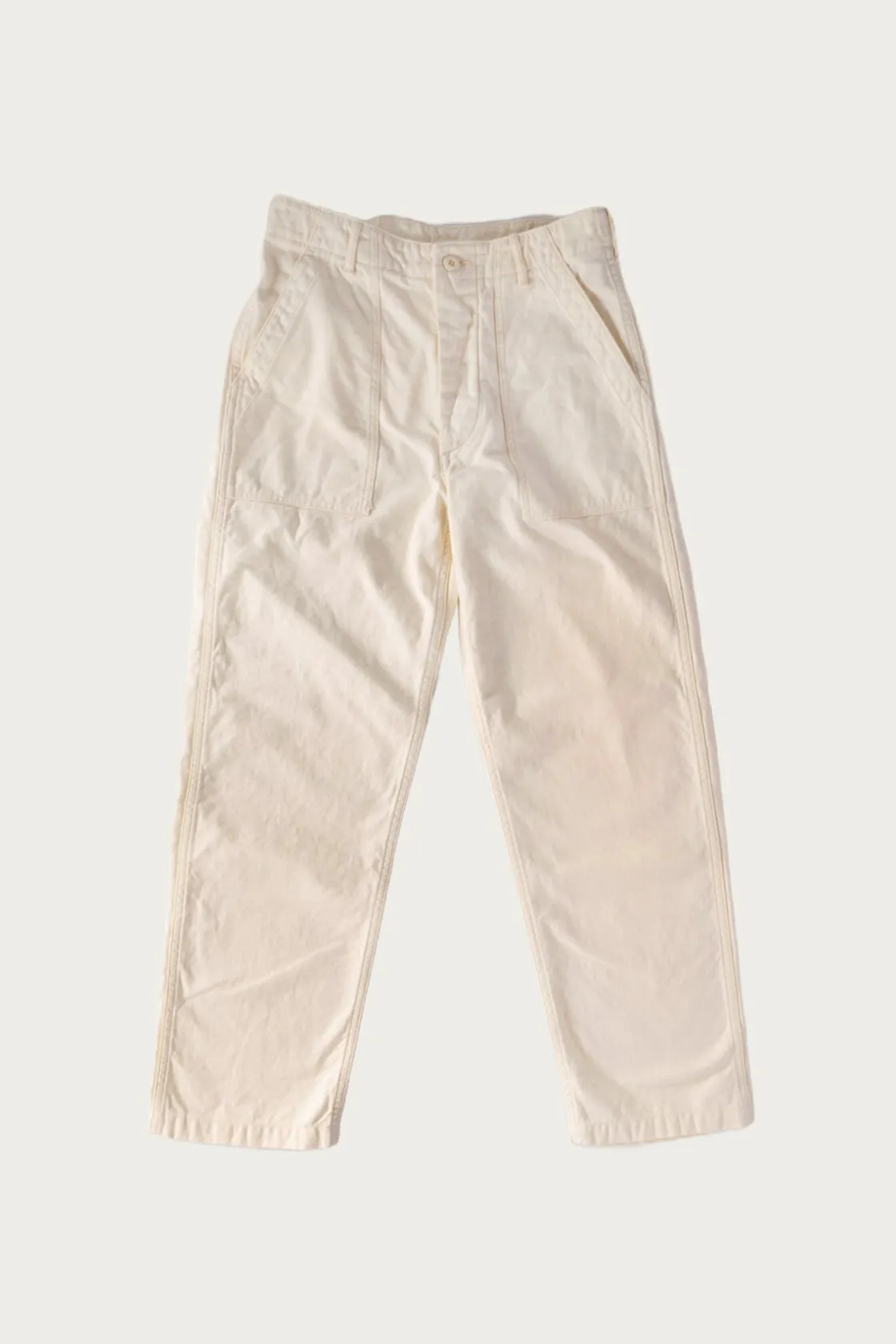 Pants<orSlow US Army Fatigue Pants (Regular Fit) - Ecru