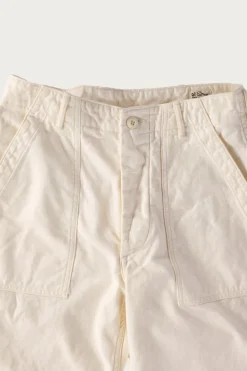 Pants<orSlow US Army Fatigue Pants (Regular Fit) - Ecru