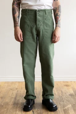 Pants<orSlow US Army Fatigue Pants (Regular Fit) - Green Used