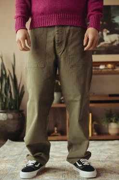 Pants<Herill US Army HBT Baker Pants - Olive Drab