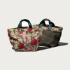 Accessories<Puebco Vintage Tent Fabric w/ Printed Pattern Bag - Flower