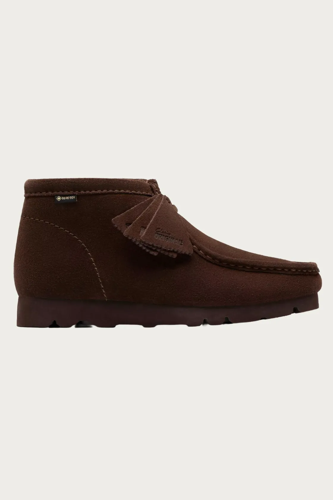 Footwear<Clarks Wallabee Boot Goretex - Dark Brown Suede