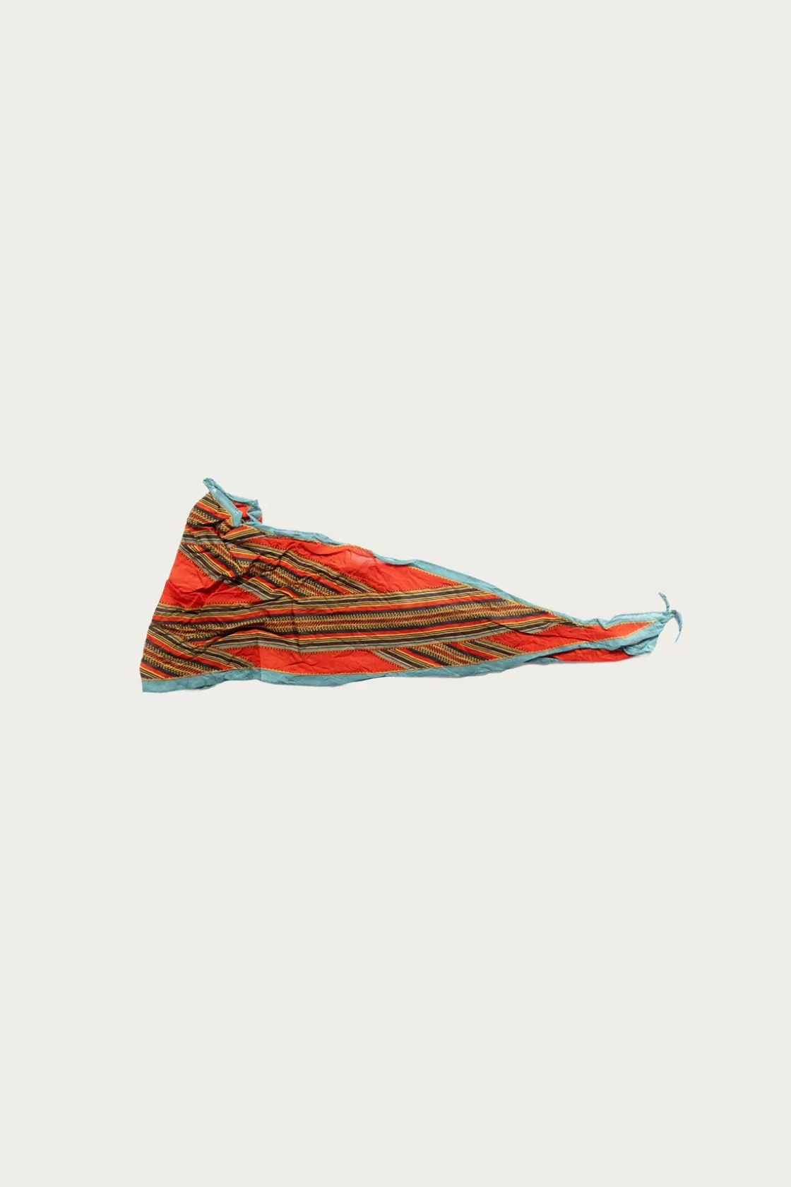 Accessories<Kapital WASHER Crinkle Silk Neckerchief (PECOS Stripe) - Red
