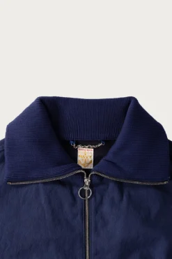 Coats, Jackets, And Vests<Kapital Water-Repellent Canvas ZIP-UP Blouson - Navy