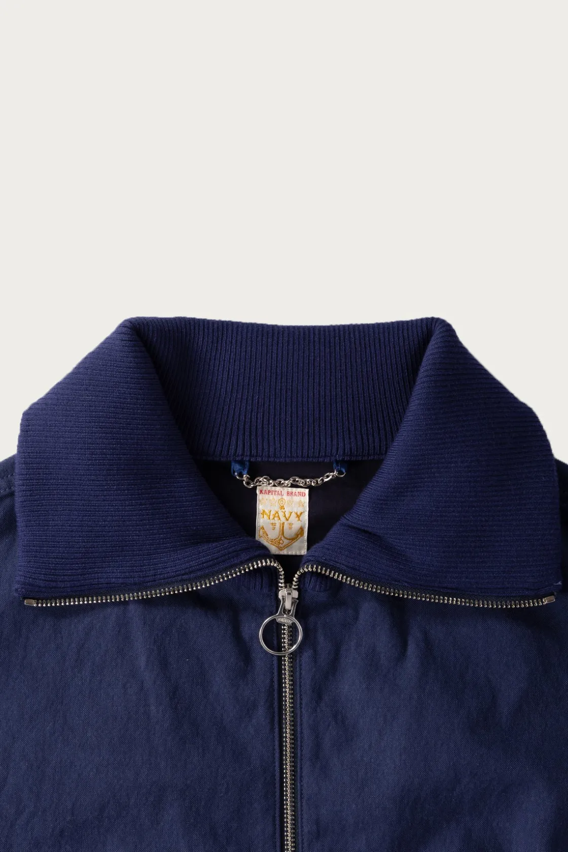 Coats, Jackets, And Vests<Kapital Water-Repellent Canvas ZIP-UP Blouson - Navy