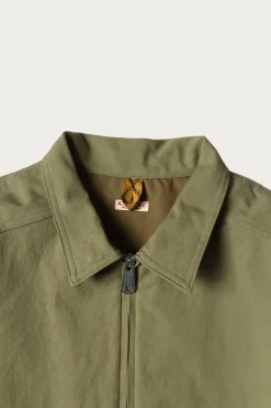 Coats, Jackets, And Vests<Kapital Water-Repellent Canvas ZIP-UP KAYAK PAW-PAW Blouson - Khaki