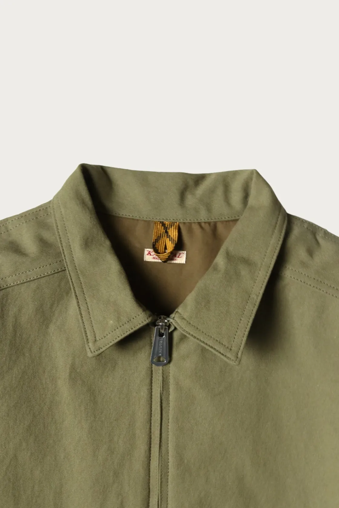 Coats, Jackets, And Vests<Kapital Water-Repellent Canvas ZIP-UP KAYAK PAW-PAW Blouson - Khaki