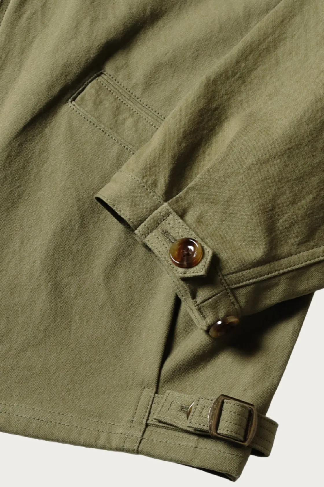 Coats, Jackets, And Vests<Kapital Water-Repellent Canvas ZIP-UP KAYAK PAW-PAW Blouson - Khaki