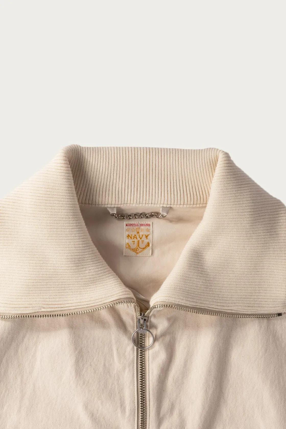 Coats, Jackets, And Vests<Kapital Water-Repellent Canvas ZIP-UP Blouson - Natural