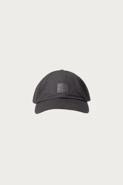Accessories<Stone Island Weatherproof Cotton Canvas Cap - Black