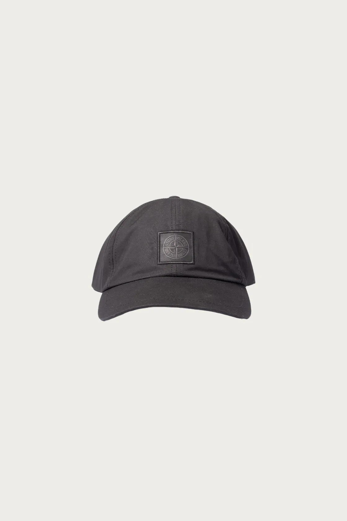 Accessories<Stone Island Weatherproof Cotton Canvas Cap - Black