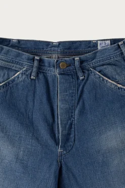 Denim<orSlow Wide Fit 30's Painter Pants - Denim Used