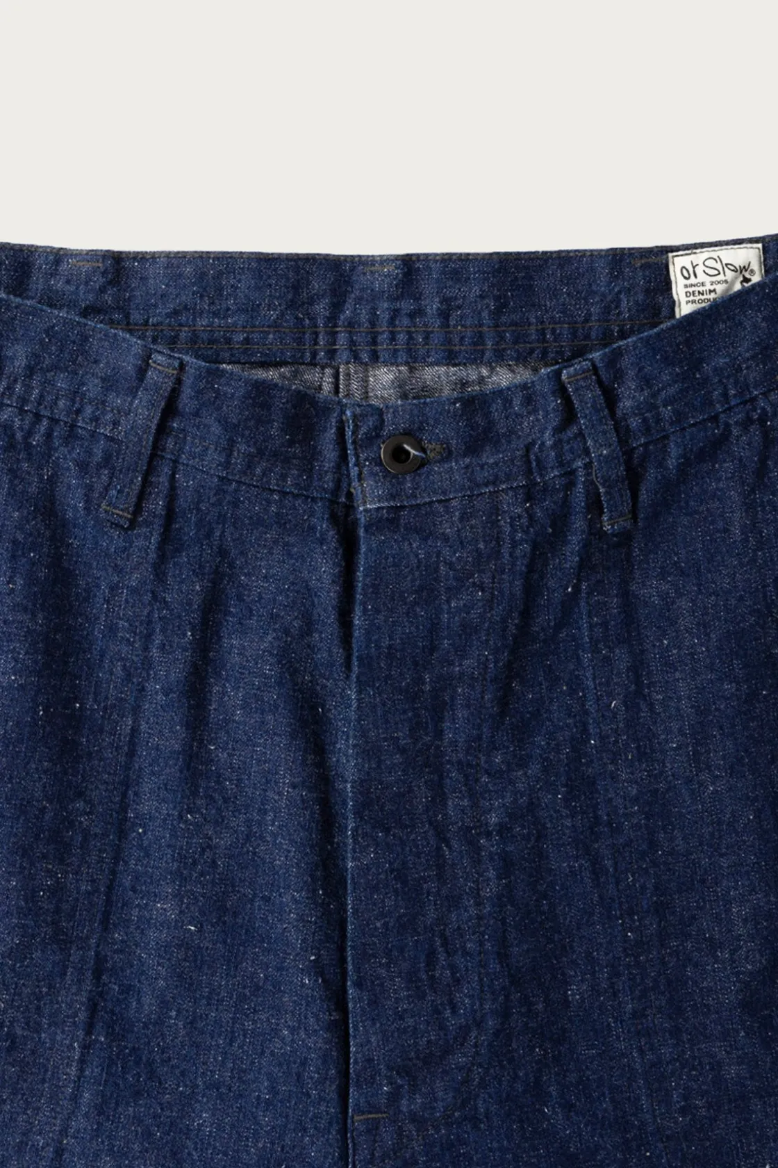 Denim<orSlow Wide Fit US Navy Denim Utility Pants - One Wash