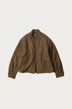 Coats, Jackets, And Vests<FrizmWORKS Wool Harrington Jacket - Brown