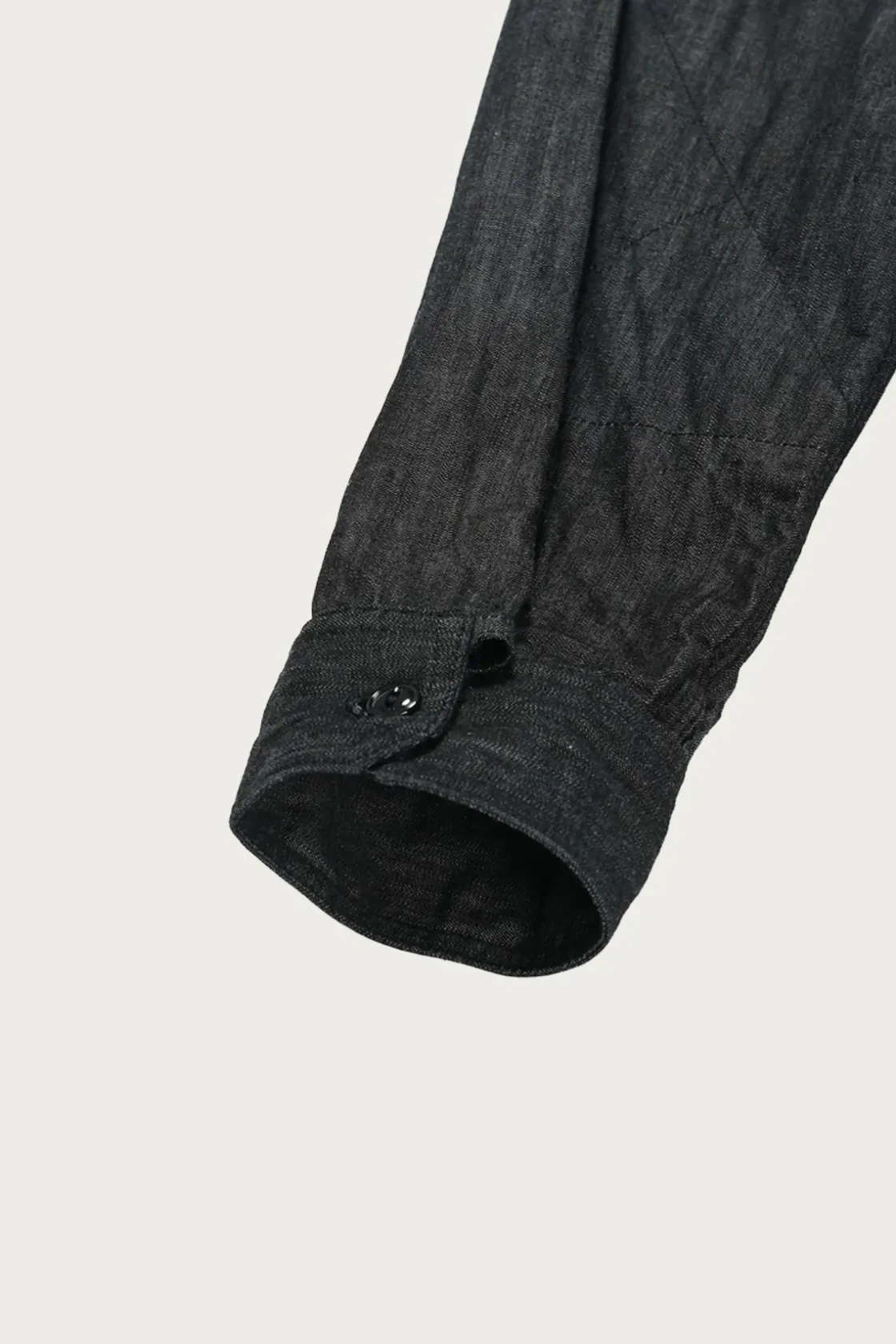 Shirts<Engineered Garments Work Shirt - Black Cotton Denim Shirting