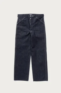 Denim<The Real McCoys WWII Denim Work Trousers - Indigo