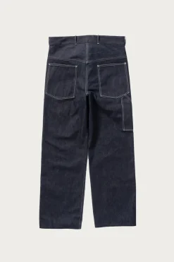 Denim<The Real McCoys WWII Denim Work Trousers - Indigo