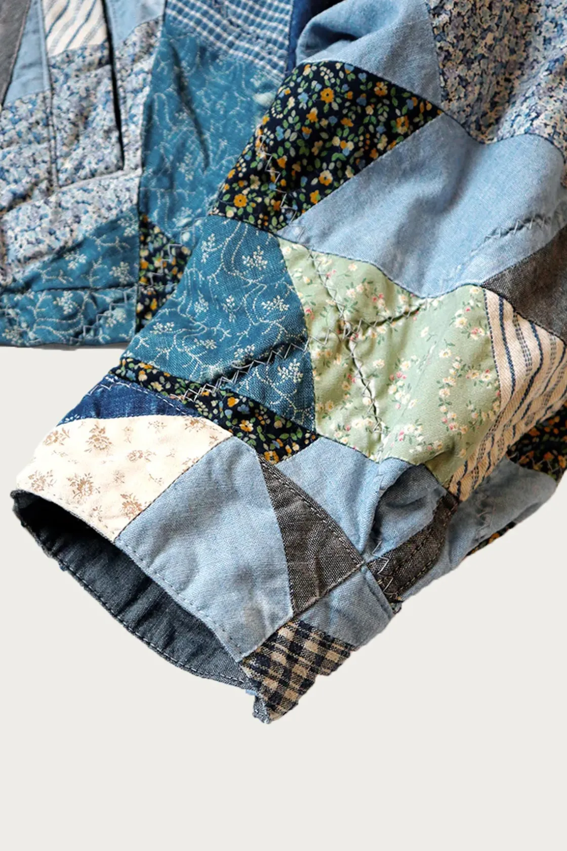 Coats, Jackets, And Vests<Kapital YABANE Quilt Patchwork Drizzler JKT - Indigo