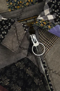 Coats, Jackets, And Vests<Kapital YABANE Quilt Patchwork Drizzler JKT - Black