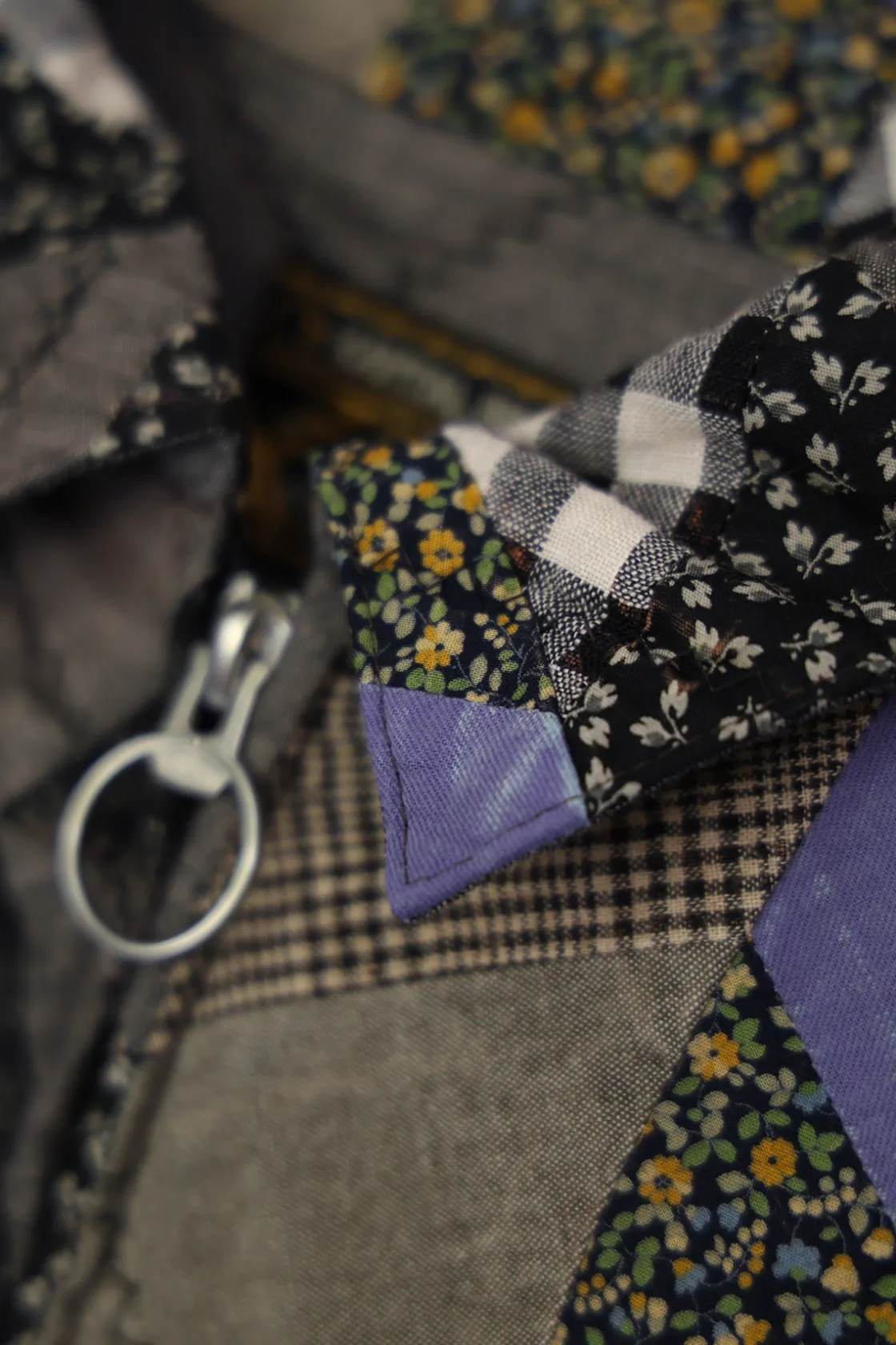Coats, Jackets, And Vests<Kapital YABANE Quilt Patchwork Drizzler JKT - Black