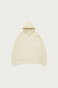Tees And Sweats<nanamica Zip-Up Thermal Hoodie - Natural